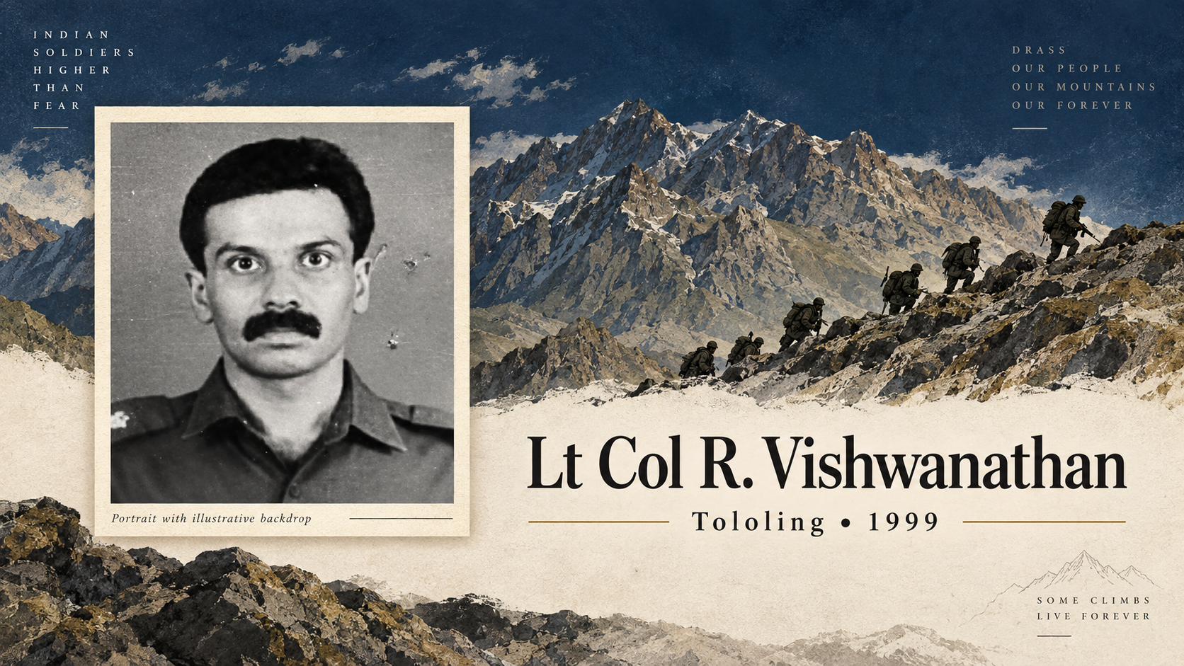 Lieutenant Colonel Ramakrishnan Vishwanathan — The Second-in-Command at Tololing