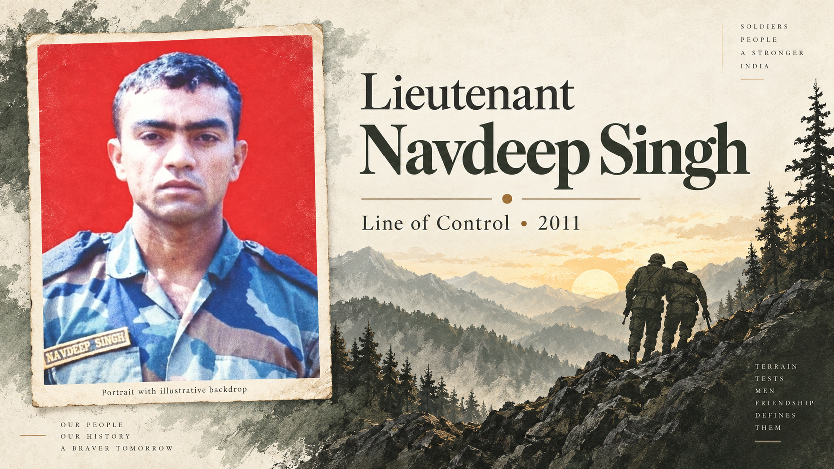 Lieutenant Navdeep Singh — The Young Officer at the Line of Control